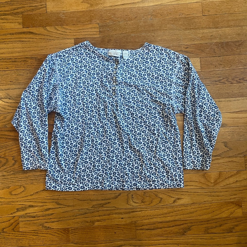 Vintage Van Heusen Floral Long Sleeve Shirt